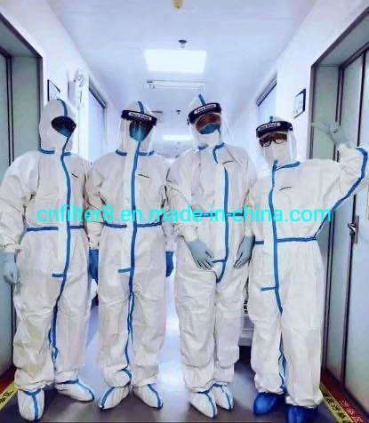Ready to Ship Disposable Medical Coverall Protective Clothing (TOP)